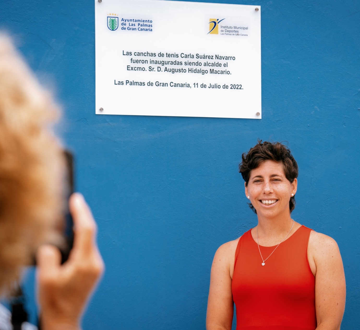 Inauguración Pistas Carla Suárez
